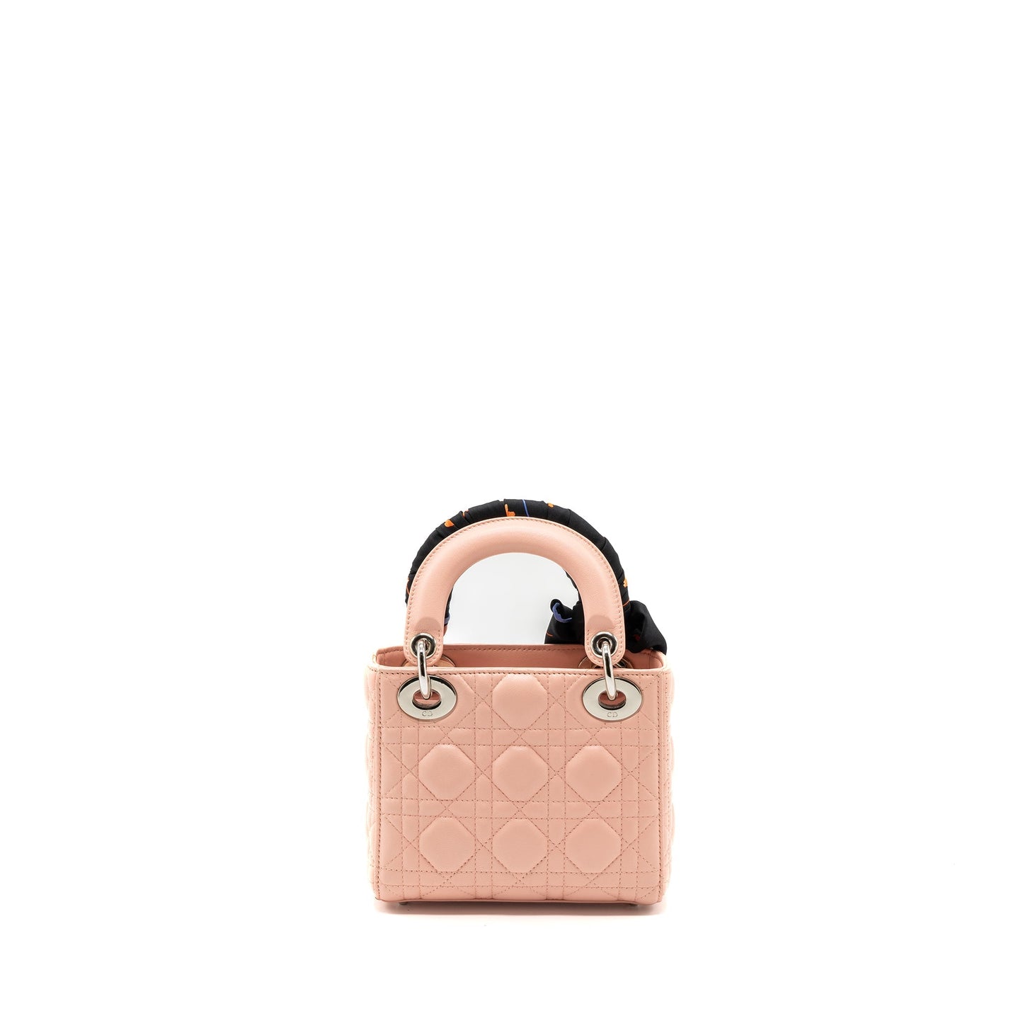 Luxury Dior mini lady Luxury Dior lambskin light pink SHW