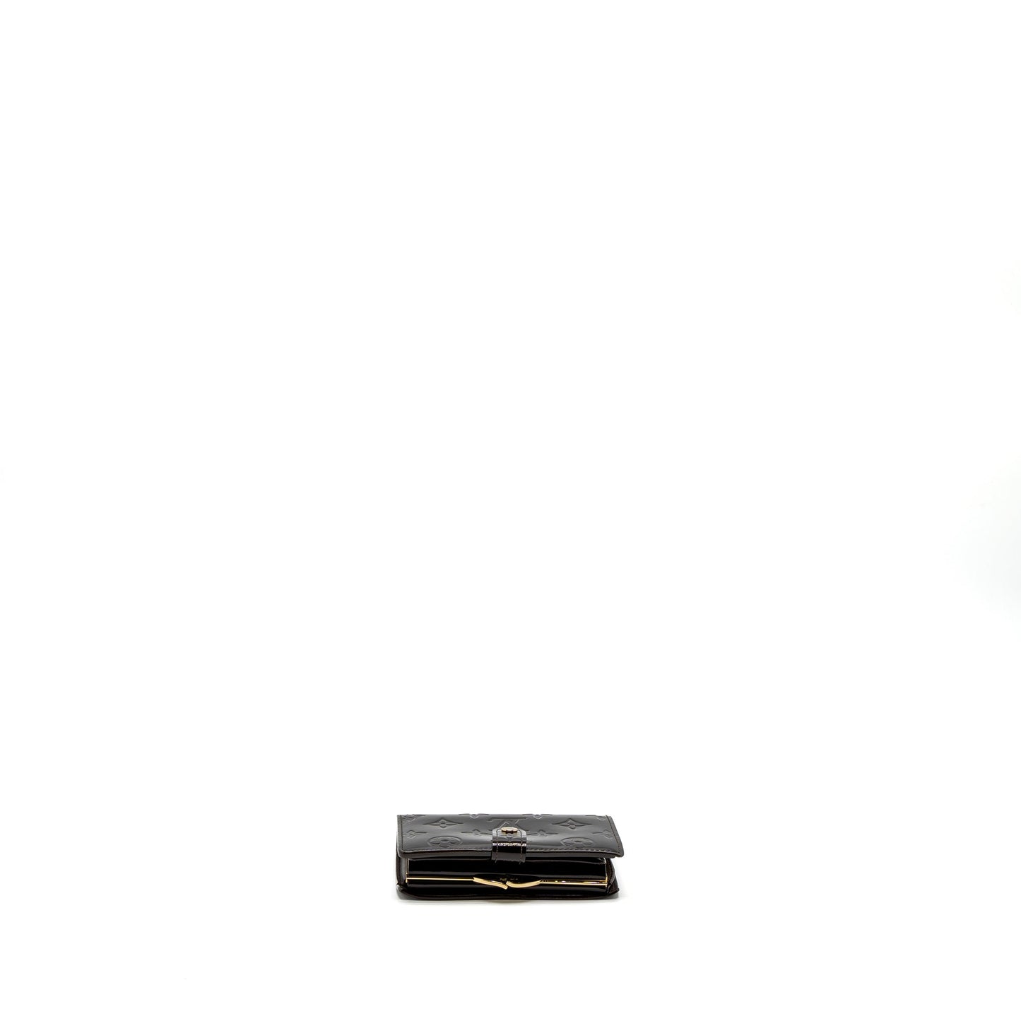 Louis Vuitton Portefeuille Viennois Purse Wallet Monogram Vernis Amarante GHW