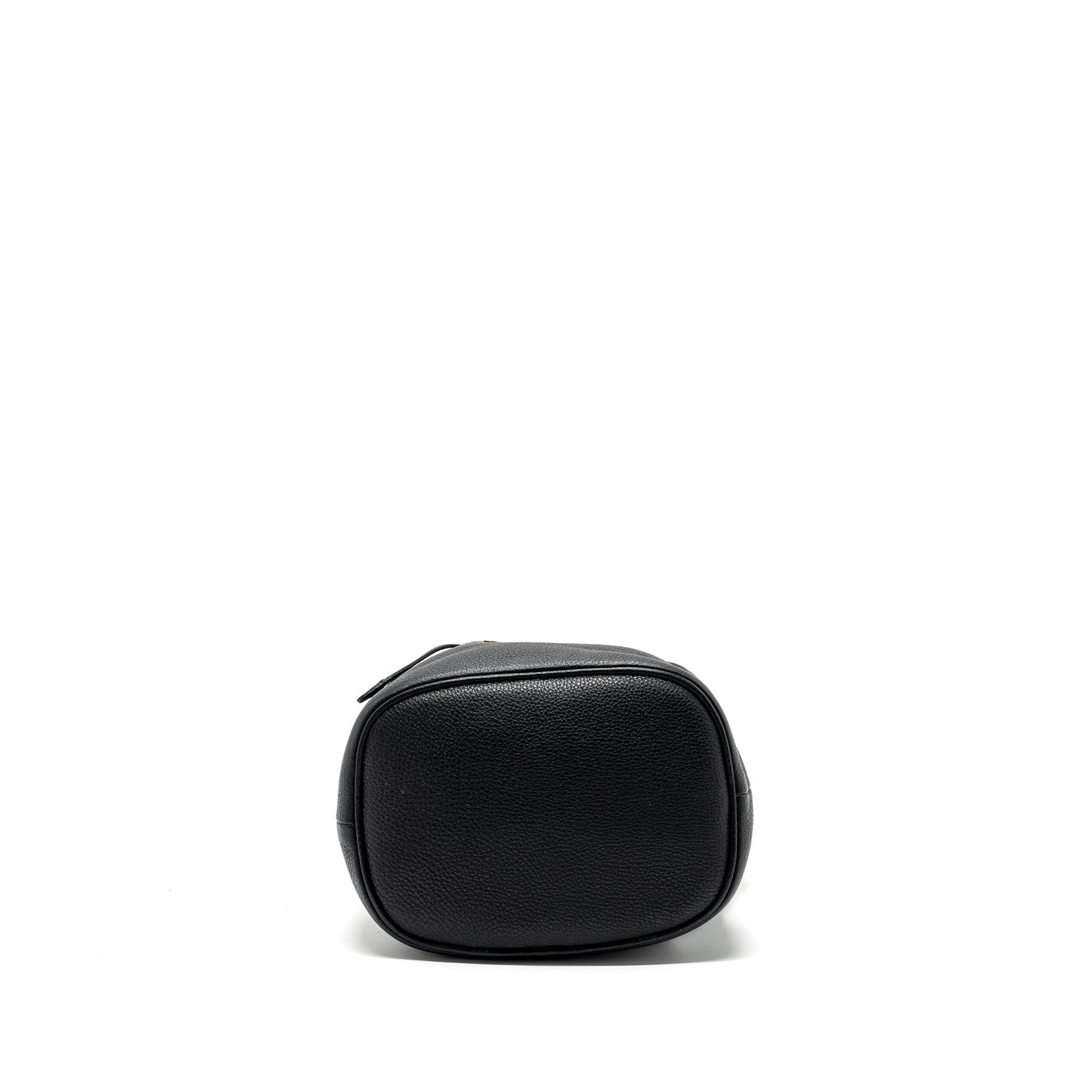 Prada Secchiello bucket bag grained calfskin black GHW