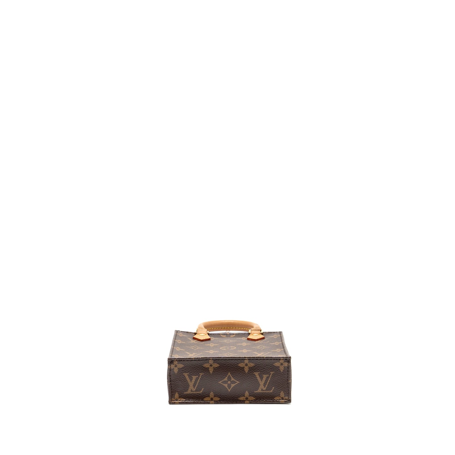 LOUIS VUITTON Petit Sac Plat Monogram Canvas GHW