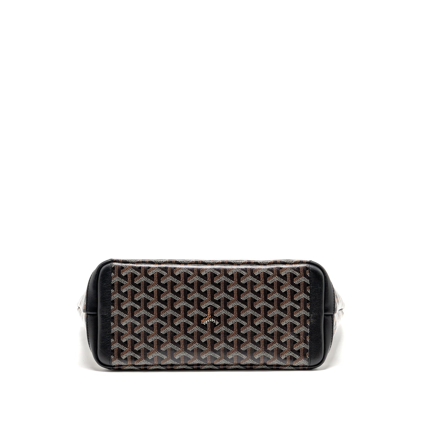 Goyard Artois PM Handbag Goyardine Canvas/Calfskin Black SHW