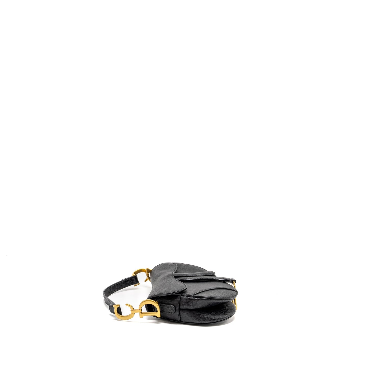 Luxury Dior Mini Saddle Bag Calfskin Black GHW