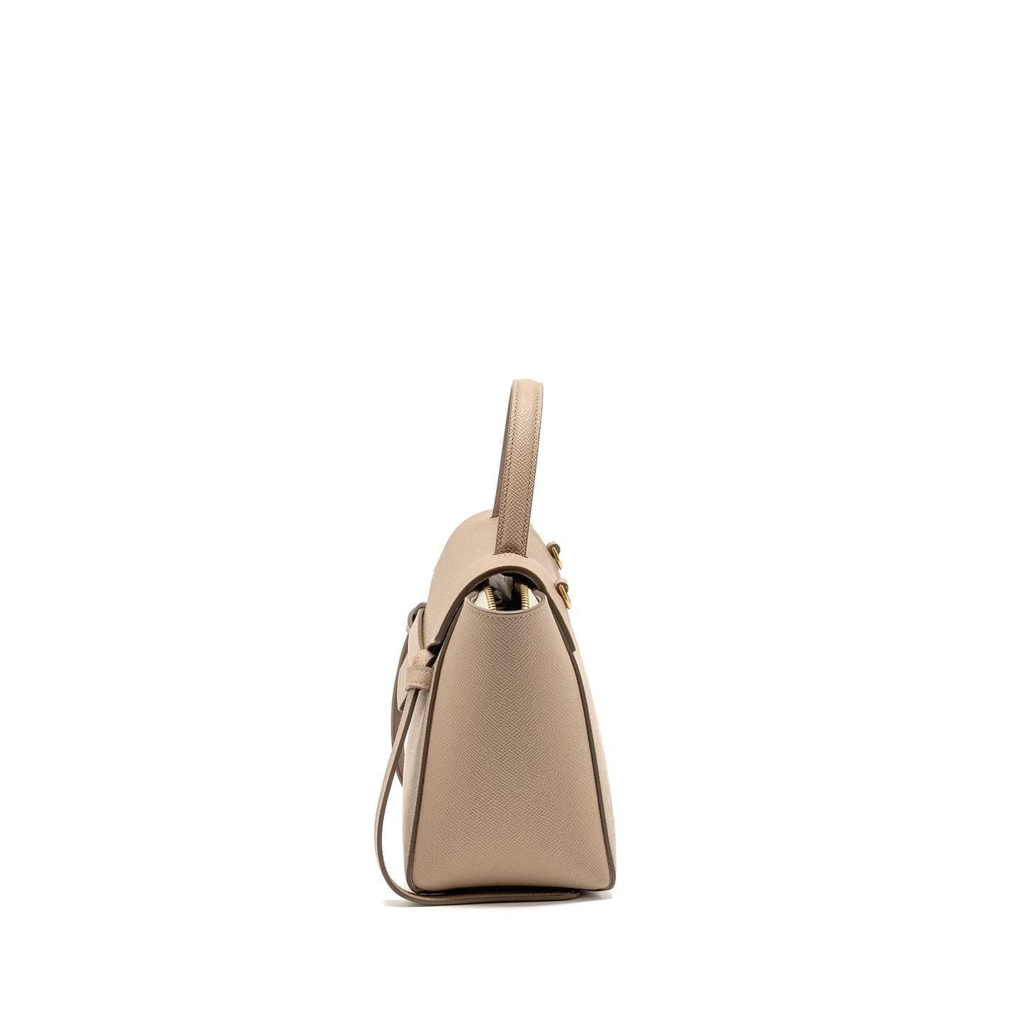 Celine Nano Belt Bag Grained Calfskin Beige GHW
