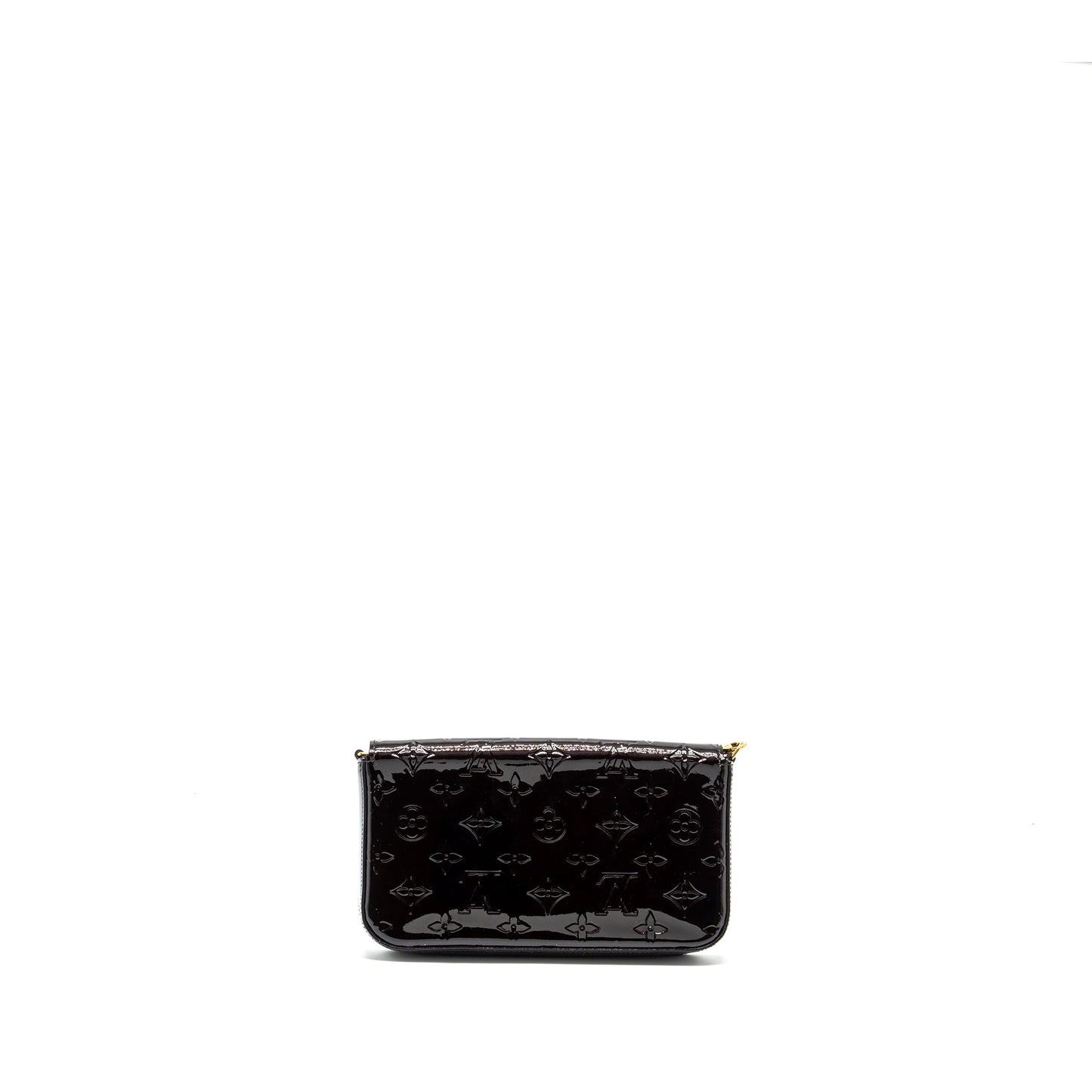 Louis Vuitton Felicie Pochette Monogram Patent Amatante GHW