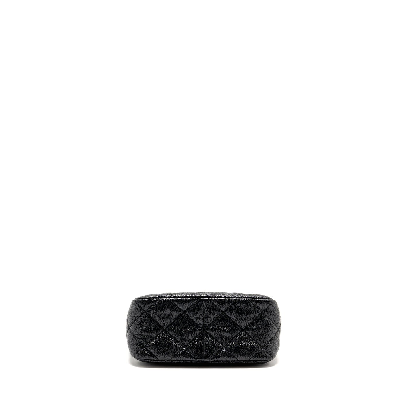 Chanel quilted hobo caviar black GHW (microchip)