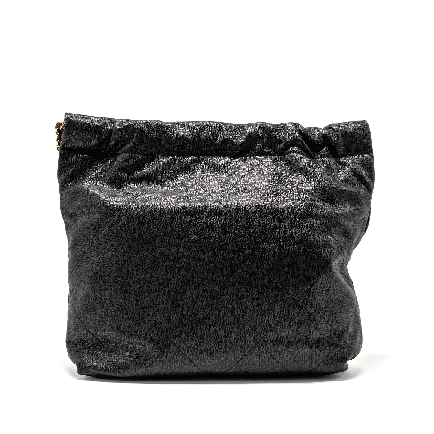 Chanel Medium 22 Bag Caviar Black GHW (Microchip)