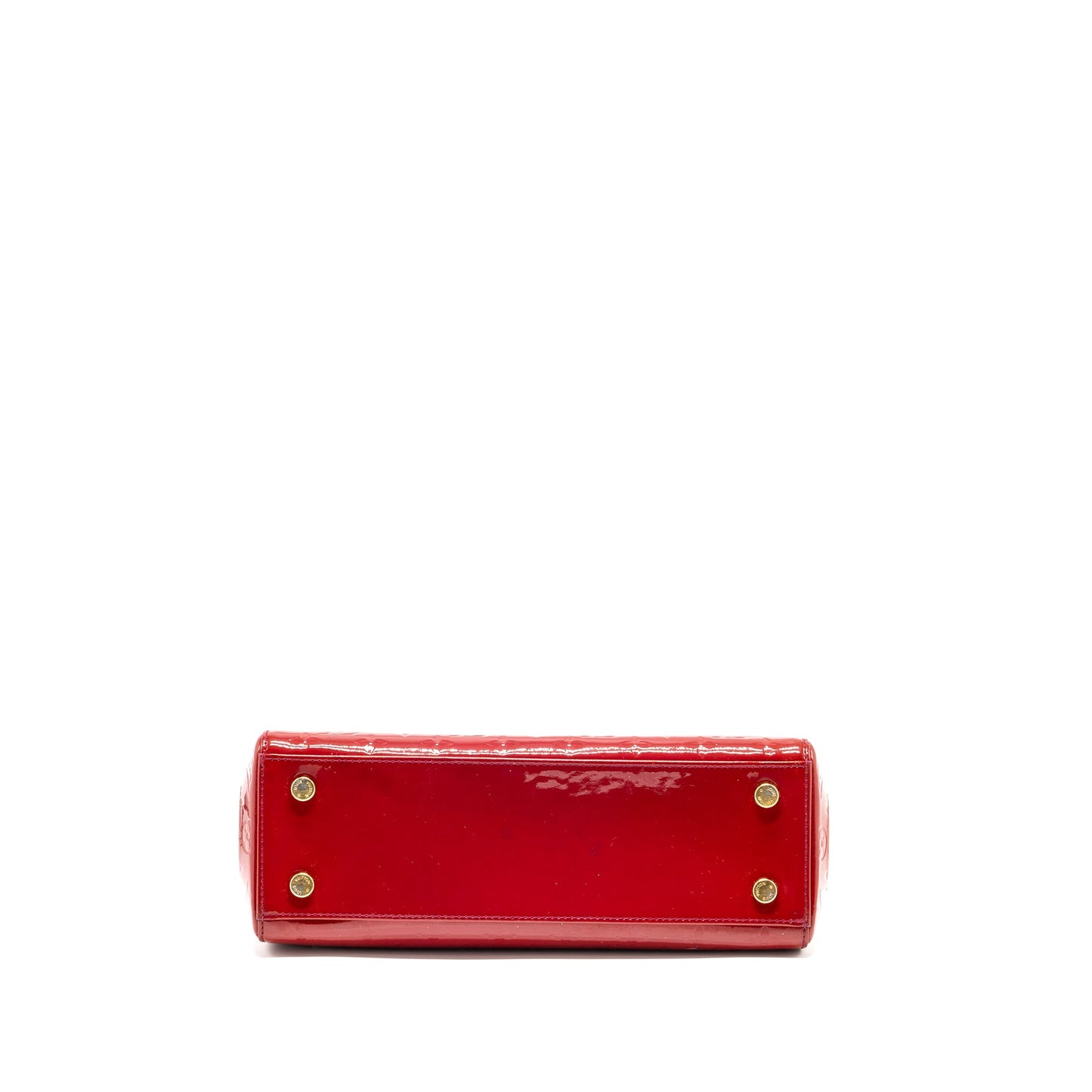 LOUIS VUITTON Vernis Brea MM Bag monogram Patent Rose Indian GHW