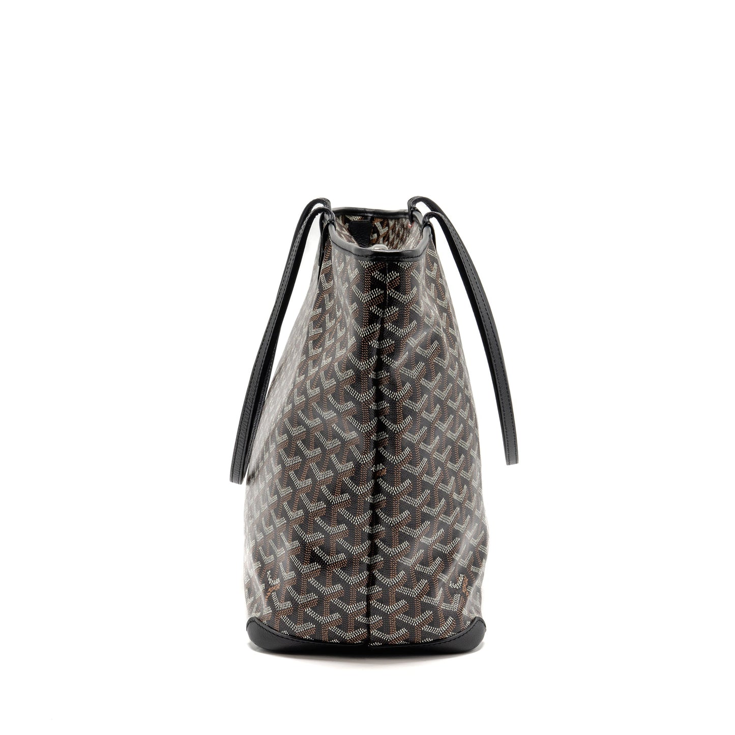 Goyard Artois MM Tote Bag Goyardine Canvas/Calfskin Black SHW
