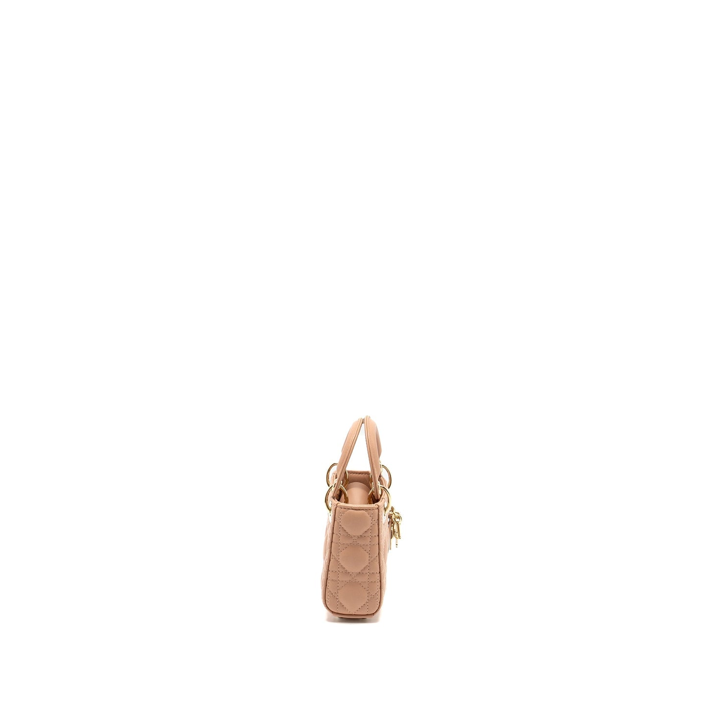 Luxury Dior Lady Luxury Dior Micro Bag Cannage Lambskin Rose Des Vents LGHW