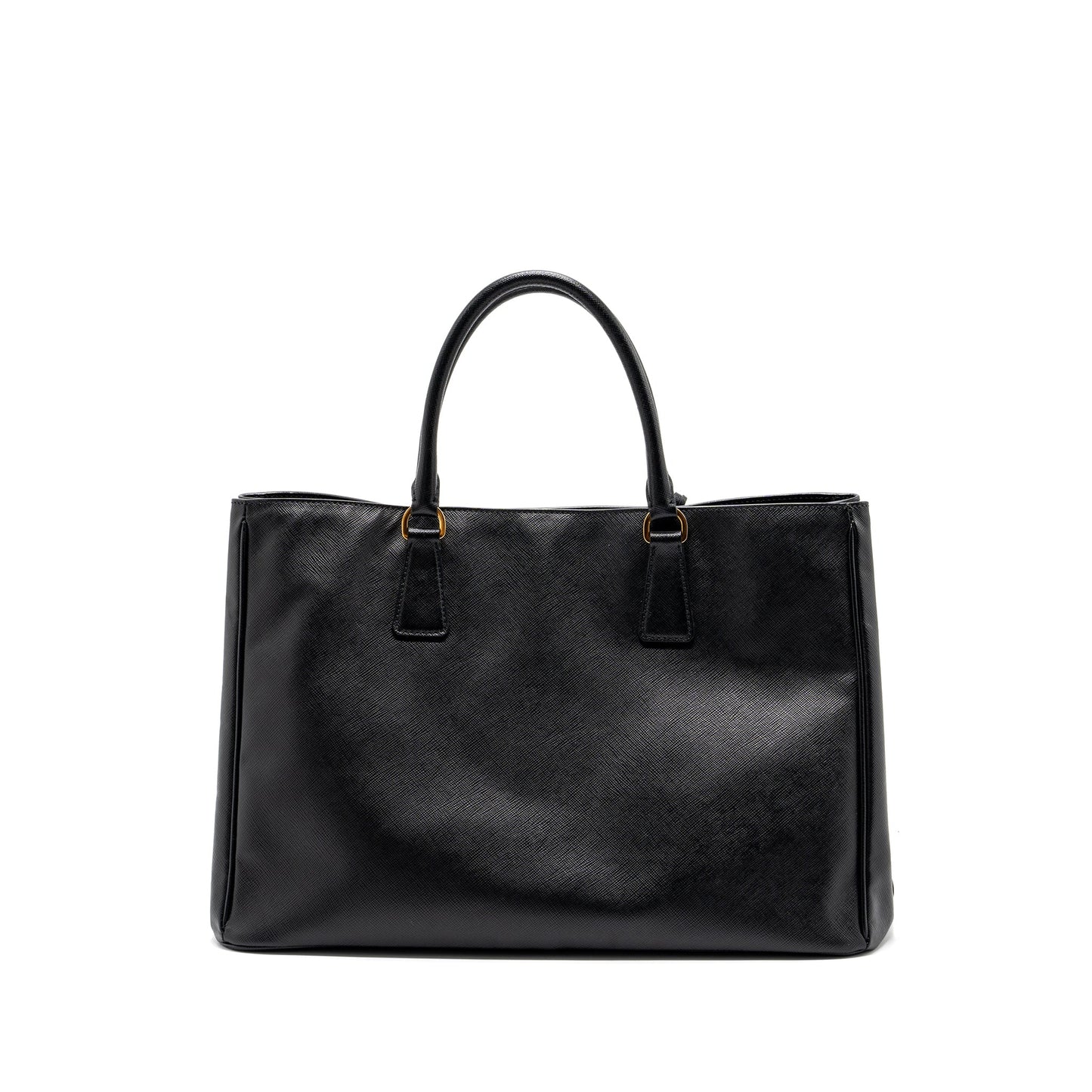 Prada Saffiano Tote Bag Calfskin Black GHW