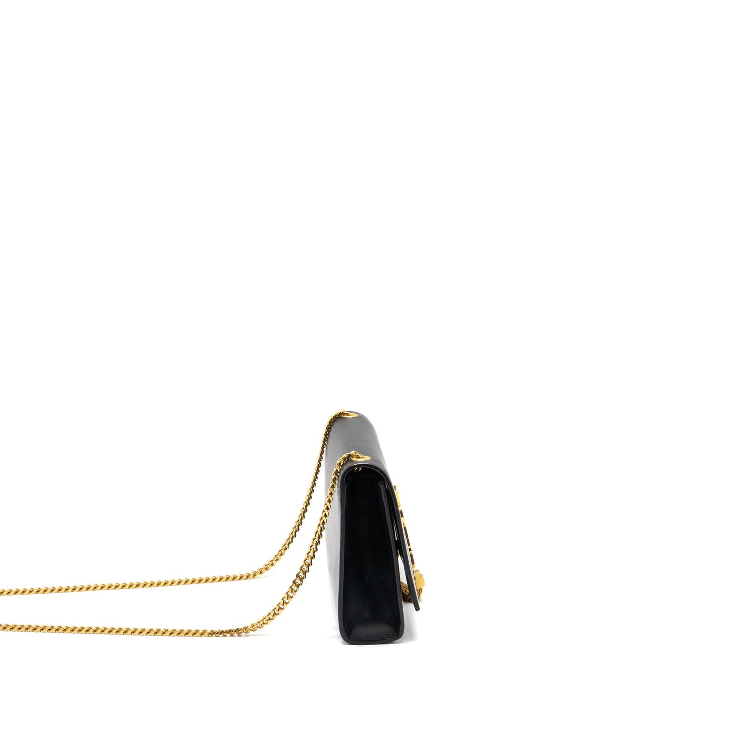 Saint Lauren Medium Kate with Tassel Calfskin Black GHW