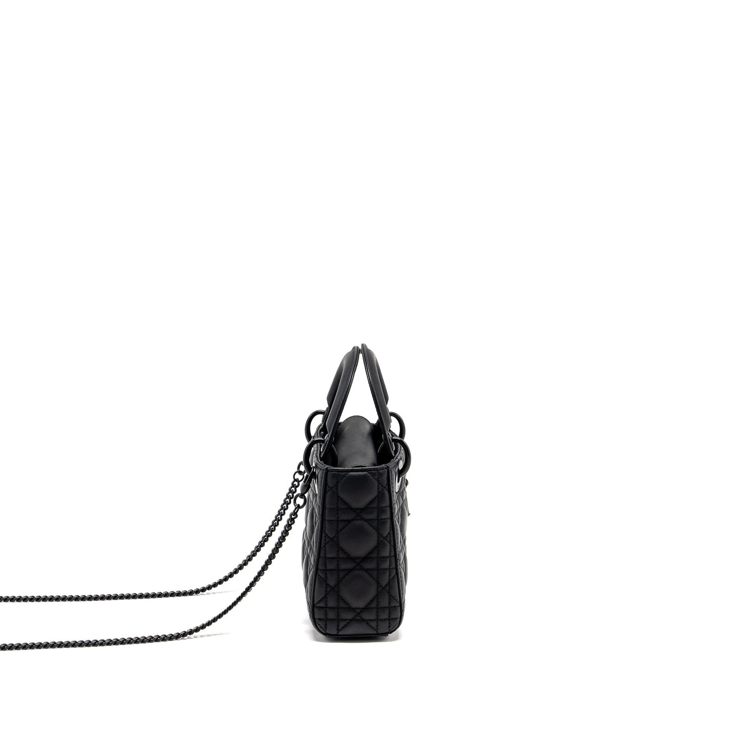 Luxury Dior Mini Lady Luxury Dior Calfskin So Black
