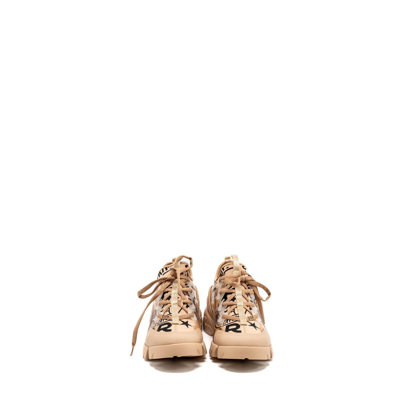 Luxury Dior Size 38 D-Connect Sneaker Multicolour/Beige