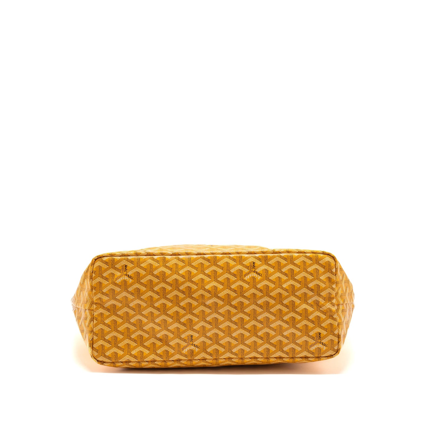 GOYARD SAINT LOUIS PM TOTE BAG CANVAS YELLOW SHW