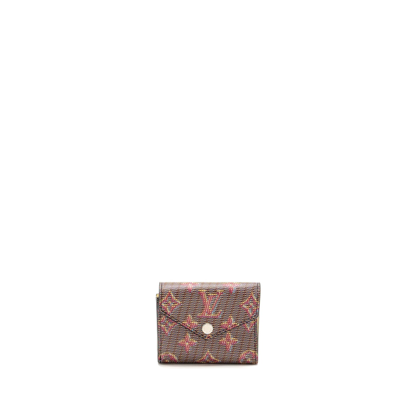Louis Vuitton Zoe Wallet Monogram LV Pop Canvas Rose SHW