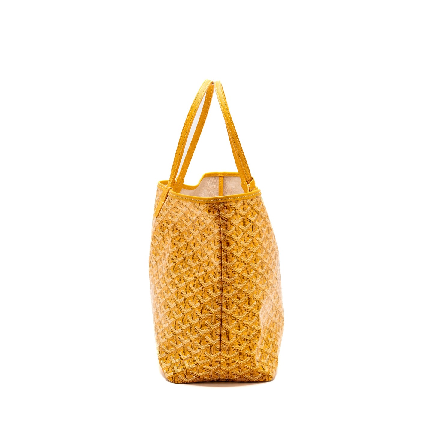 GOYARD SAINT LOUIS PM TOTE BAG CANVAS YELLOW SHW