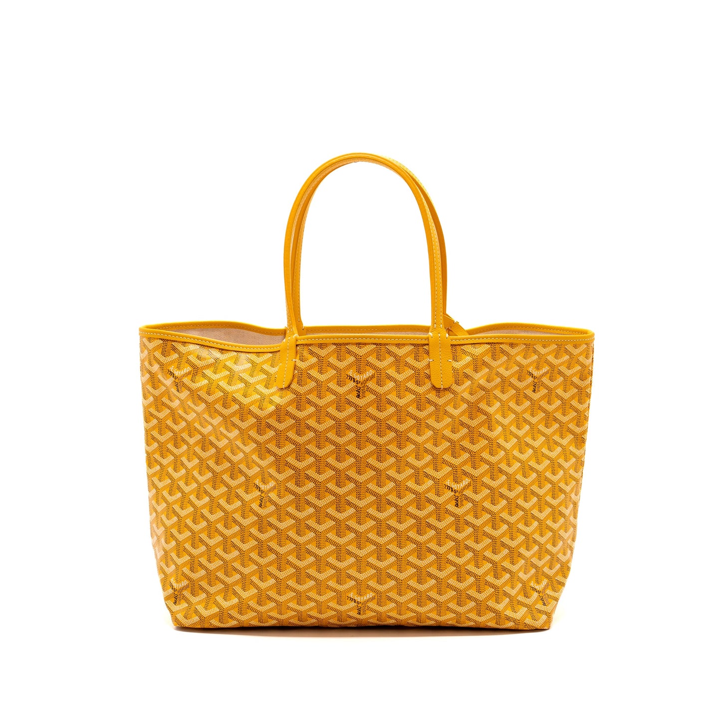 GOYARD SAINT LOUIS PM TOTE BAG CANVAS YELLOW SHW