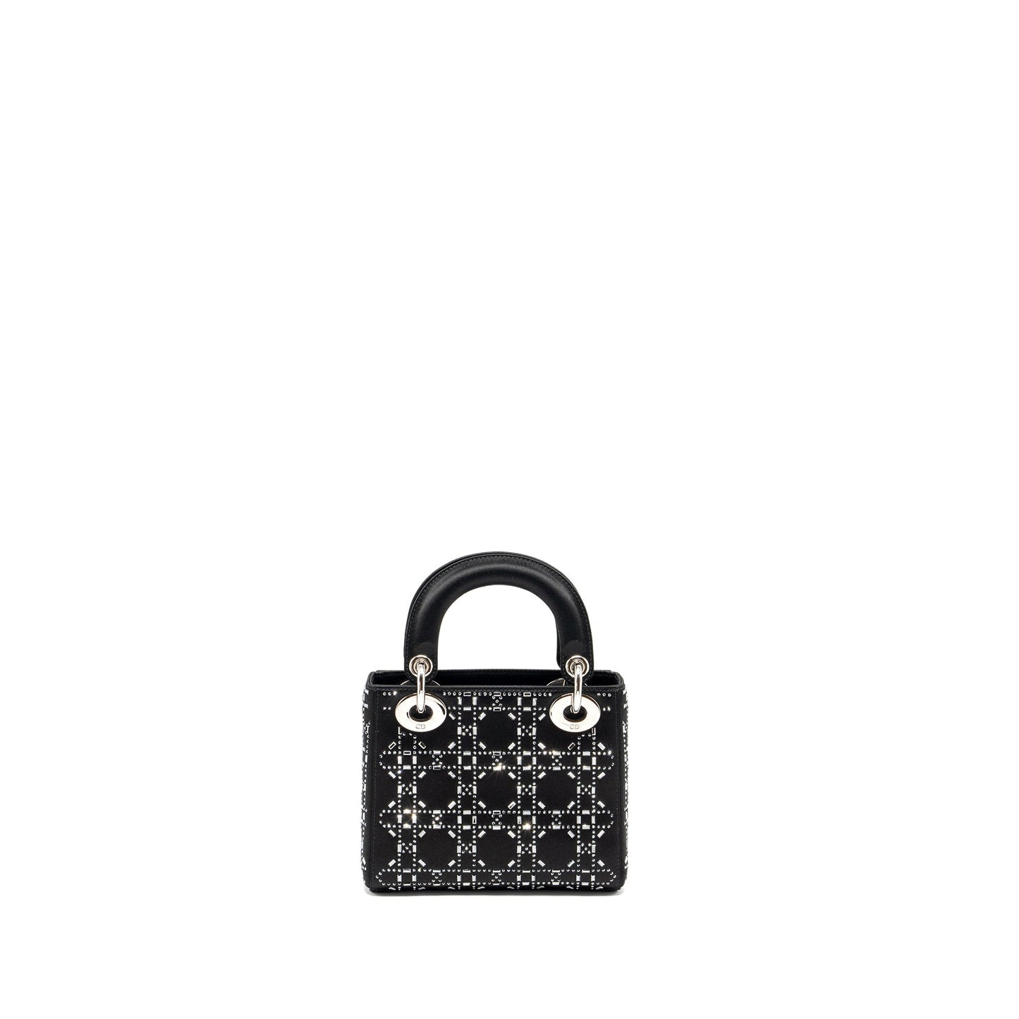 Luxury Dior Mini Lady Luxury Dior Satin Crystal Black SHW