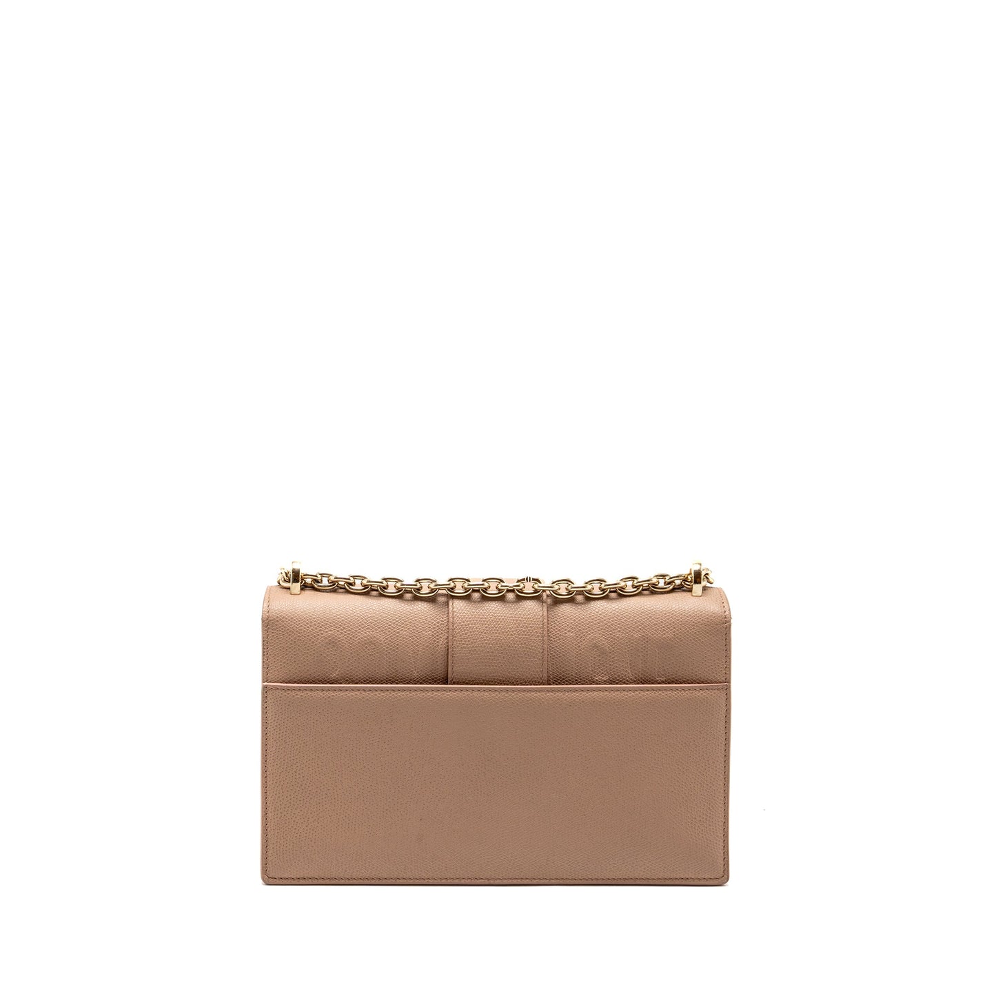 Luxury Dior 30 Montaigne Chain Bag Calfskin Pink LGHW