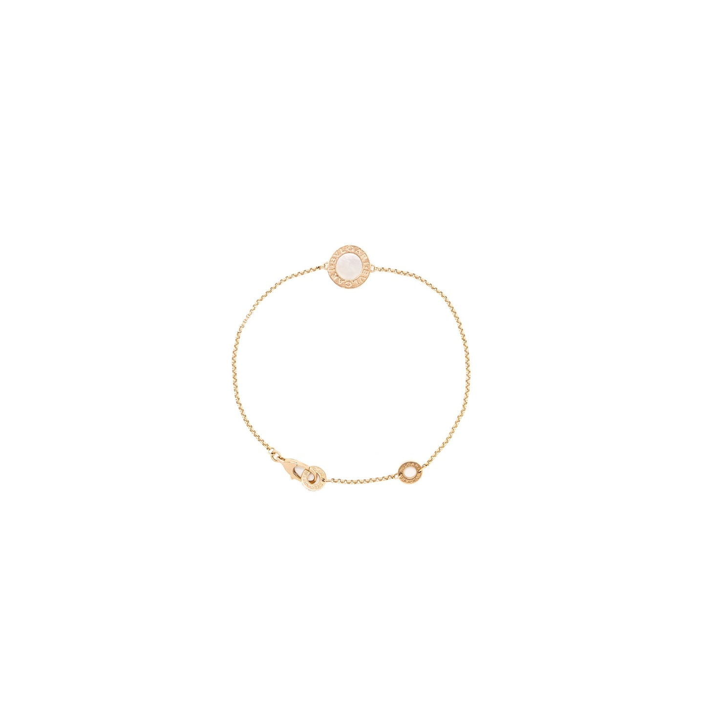 Bvlgari Size SM Bvlgari Bracelet Rose Gold/Mother of Pearl