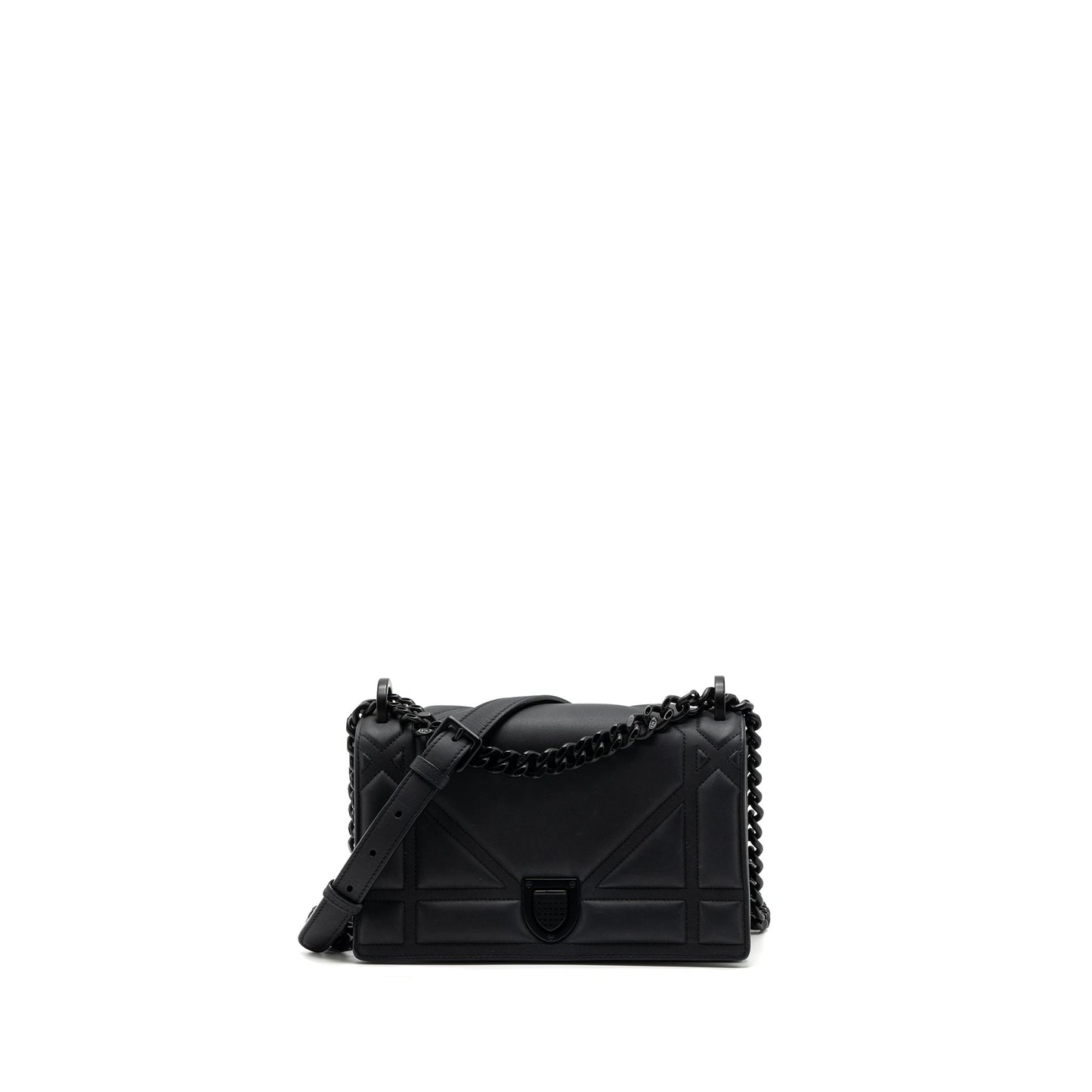 Luxury Dior Luxury Diorama Bag Calfskin So Black