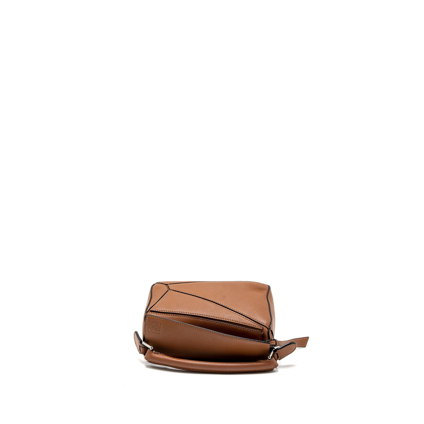 Loewe Mini Puzzle Bag Calfskin Tan SHW