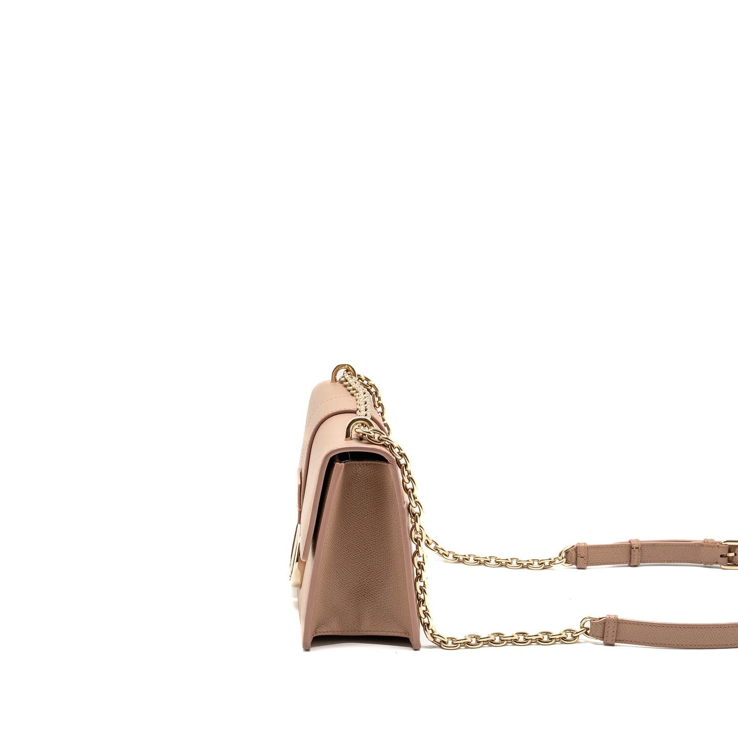 Luxury Dior 30 Montaigne Chain Bag Calfskin Pink LGHW