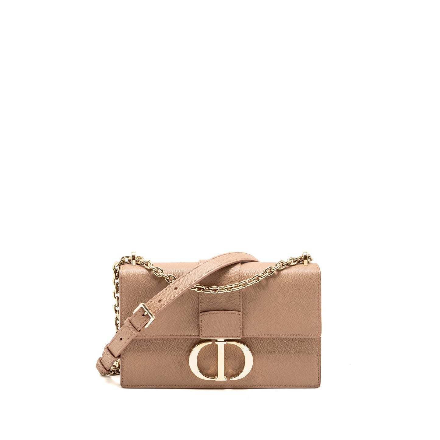 Luxury Dior 30 Montaigne Chain Bag Calfskin Pink LGHW