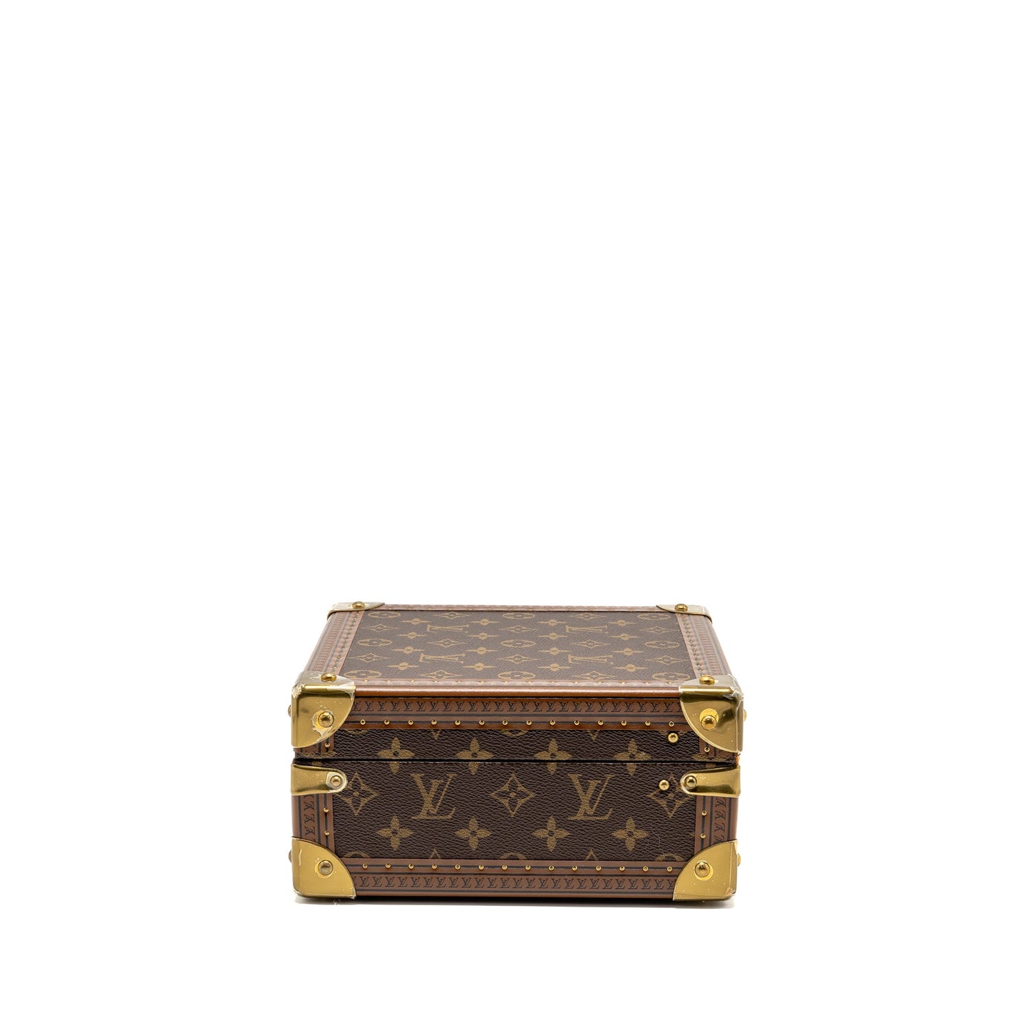 Louis Vuitton Coffret Joaillerie monogram canvas rouge fusion