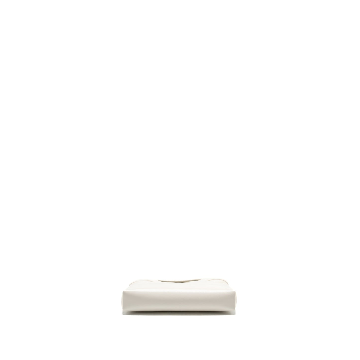 Chanel Mini 31 Clutch with Chain Shiny Calfskin White LGHW (Microchip)