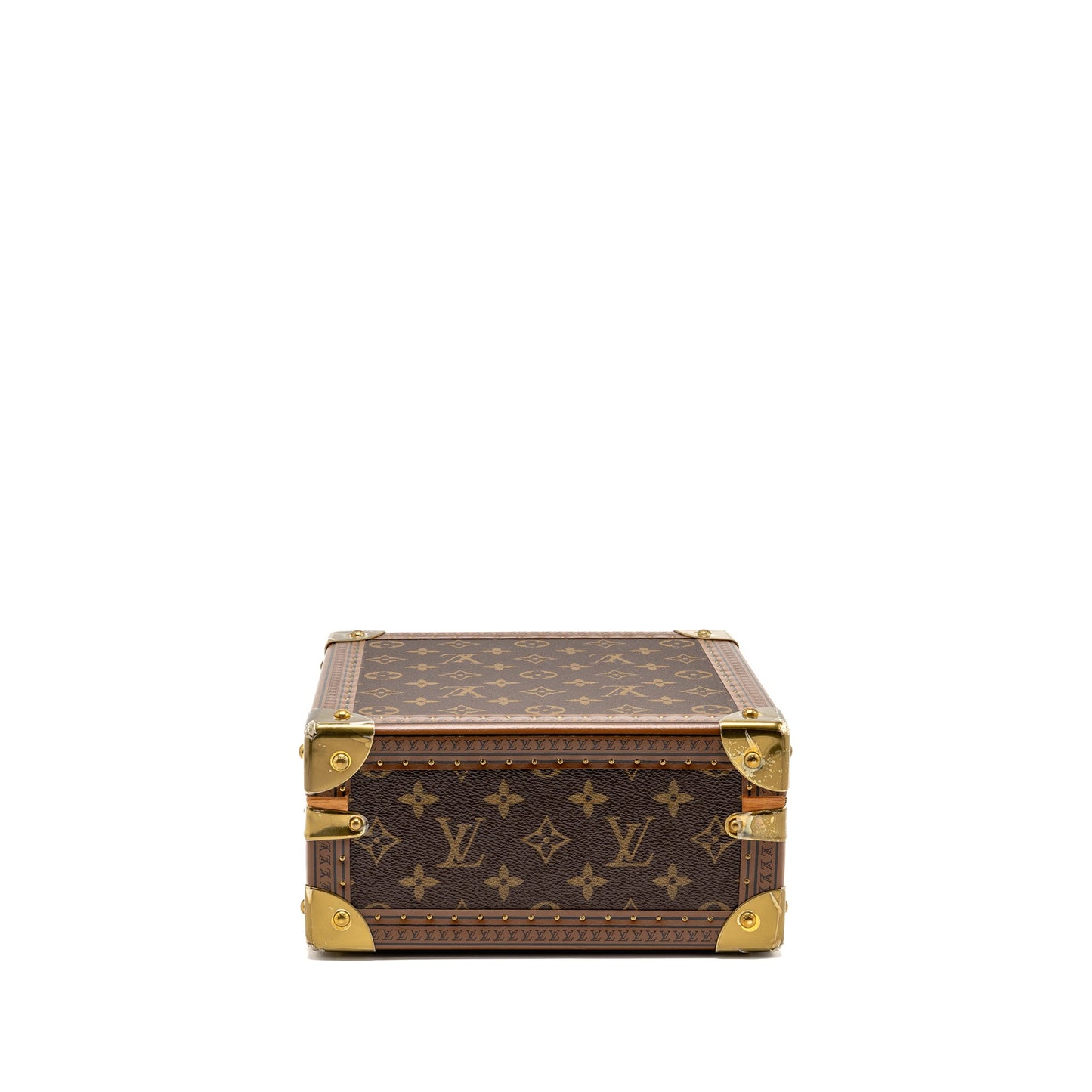 Louis Vuitton Coffret Joaillerie monogram canvas rouge fusion