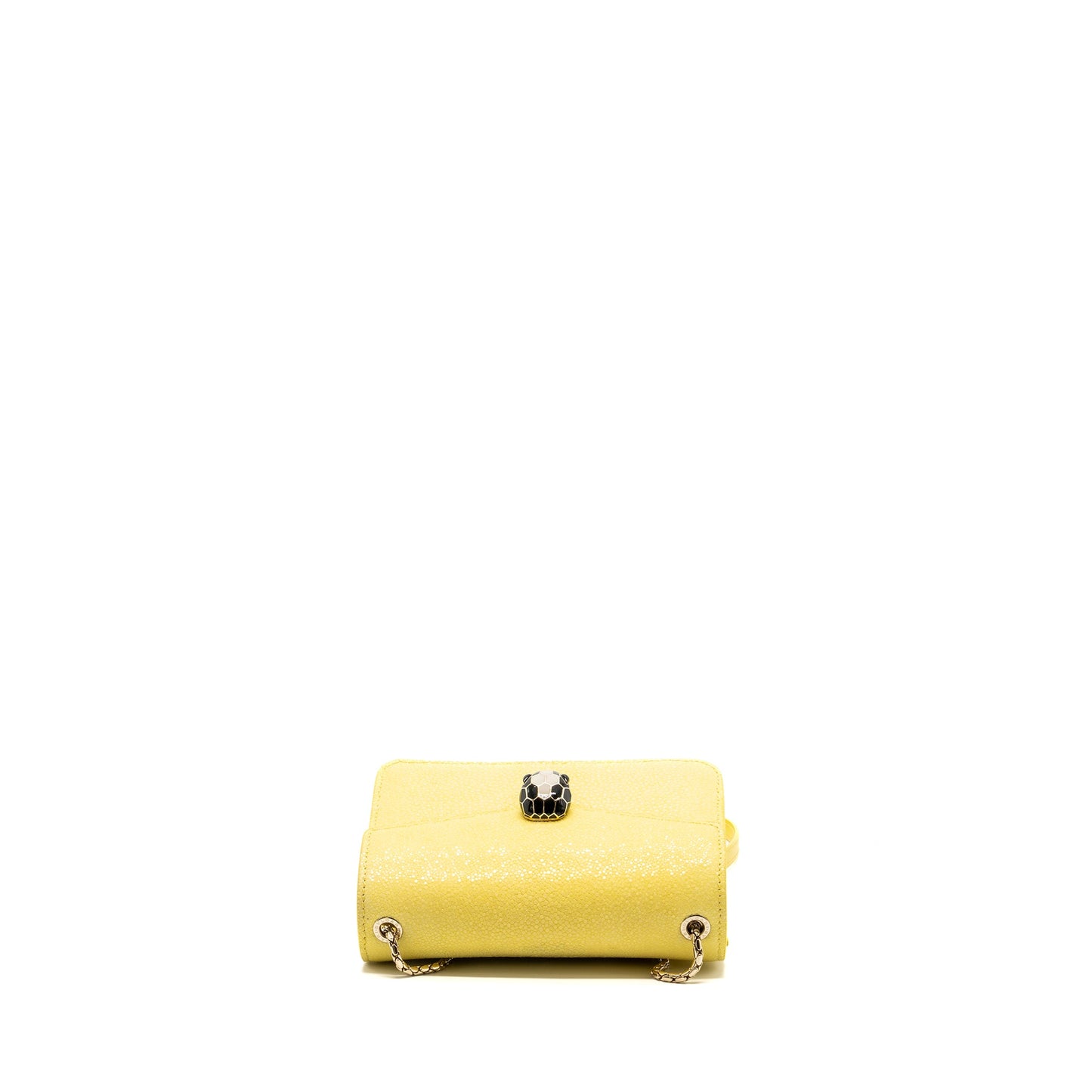 Bvlgari Serpenti Forever Crossbody Bag Galuchat Daisy Topaz/ Calfskin LGHW