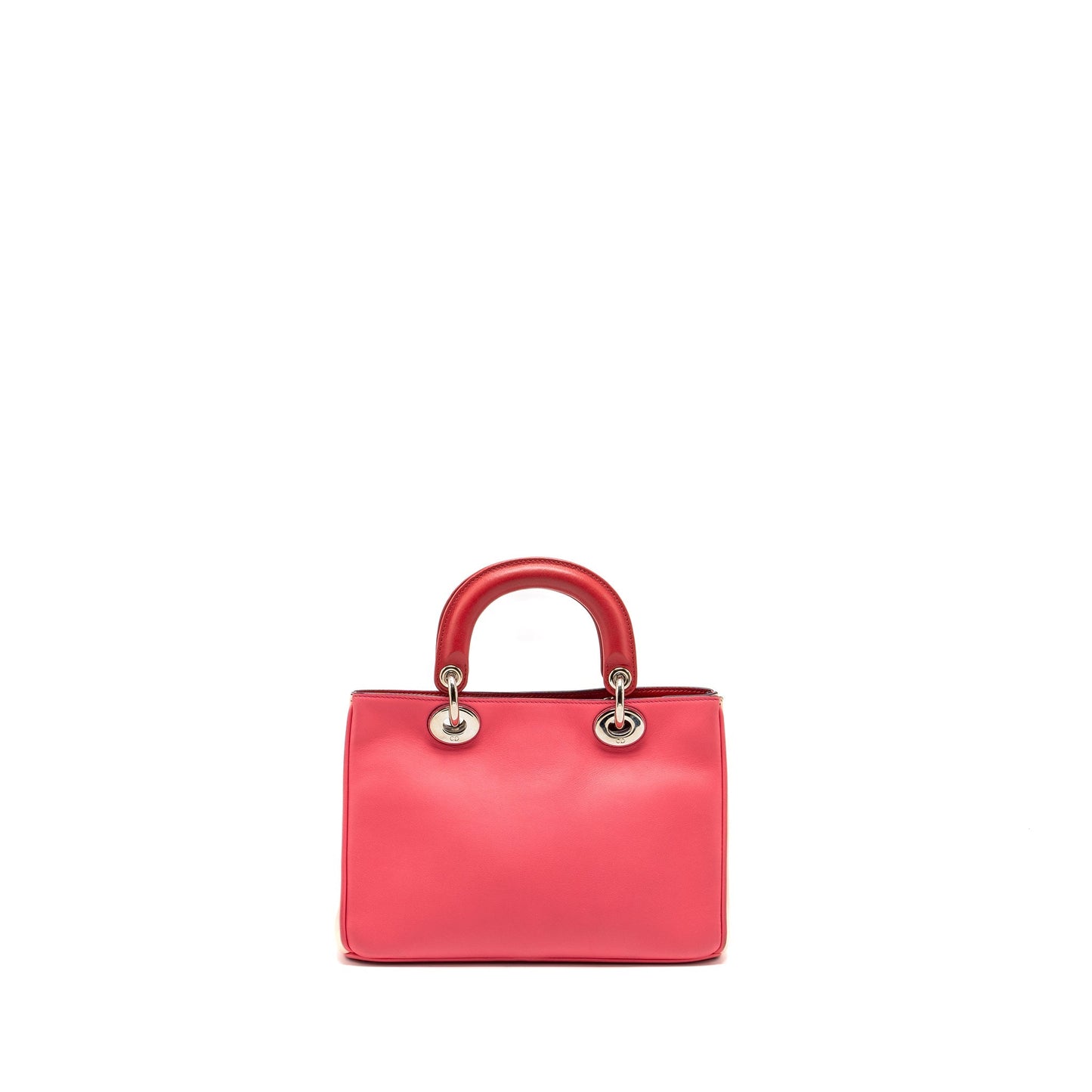 Luxury Dior Mini Luxury Diorissimo Tote Bag Calfskin Dark Pink/Light Pink SHW