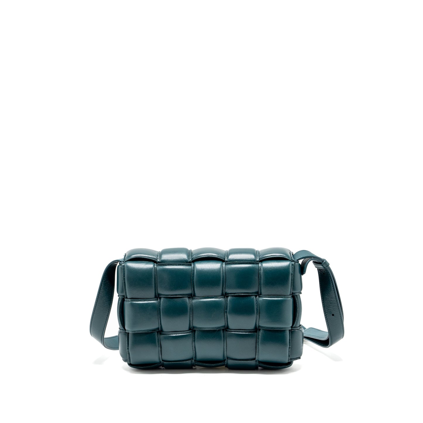 Bottega Veneta Padded Cassette Lambskin Green SHW