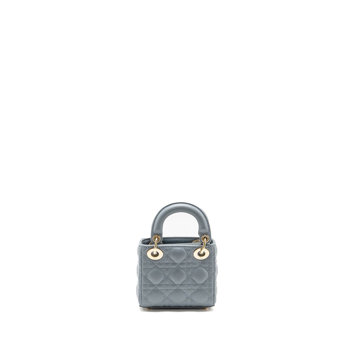 Luxury Dior Micro Lady Luxury Dior Lambskin Grey LGHW