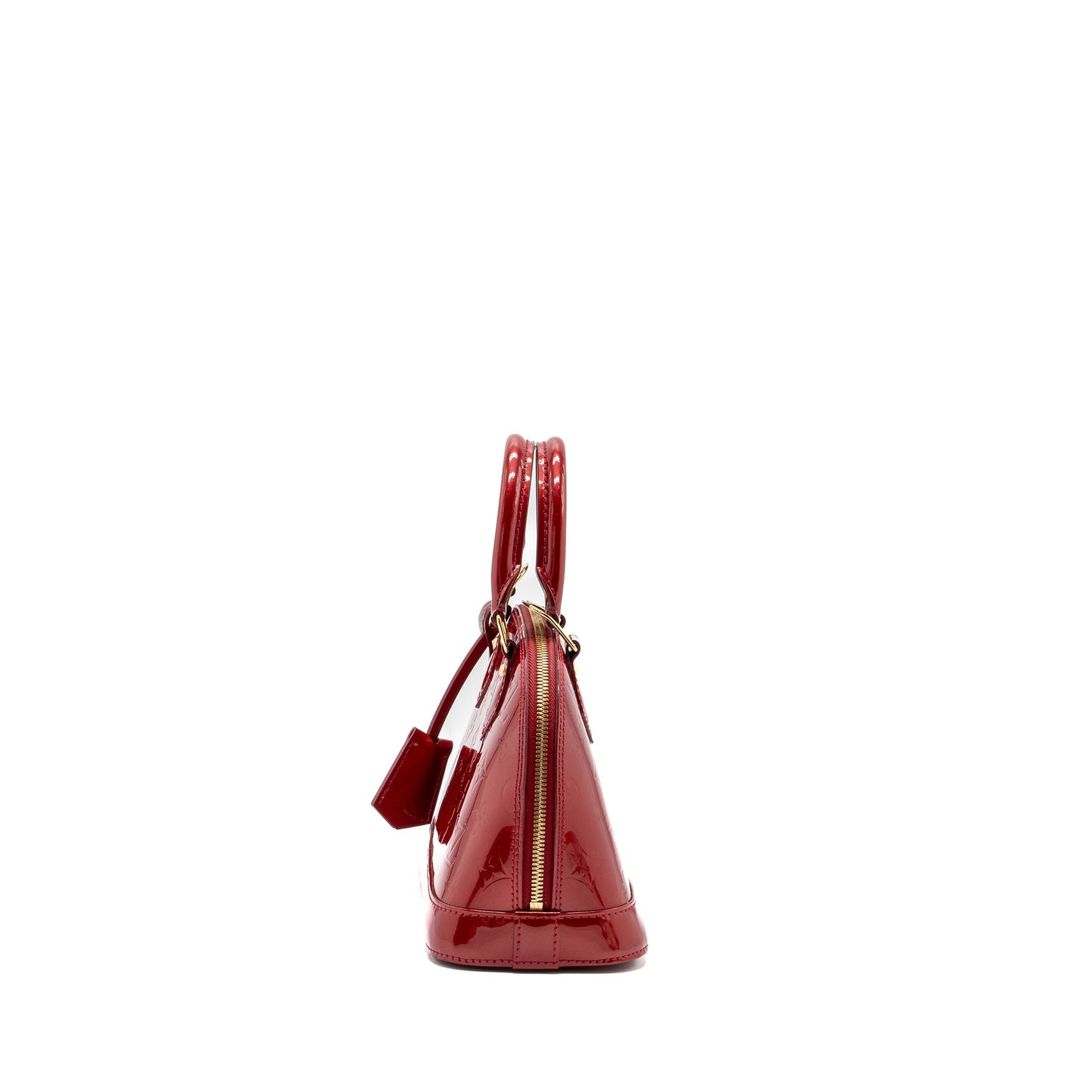 Louis Vuitton Alma BB Patent Red GHW