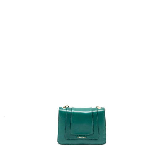 Bvlgari serpenti forever crossbody bag caflskin green GHW