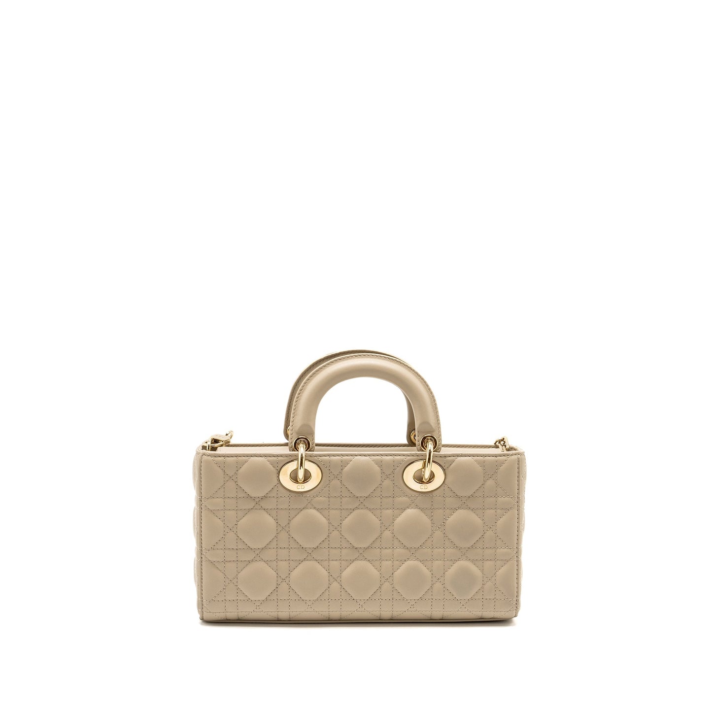 Luxury Dior Medium Lady D-Joy Bag Lambskin Beige LGHW