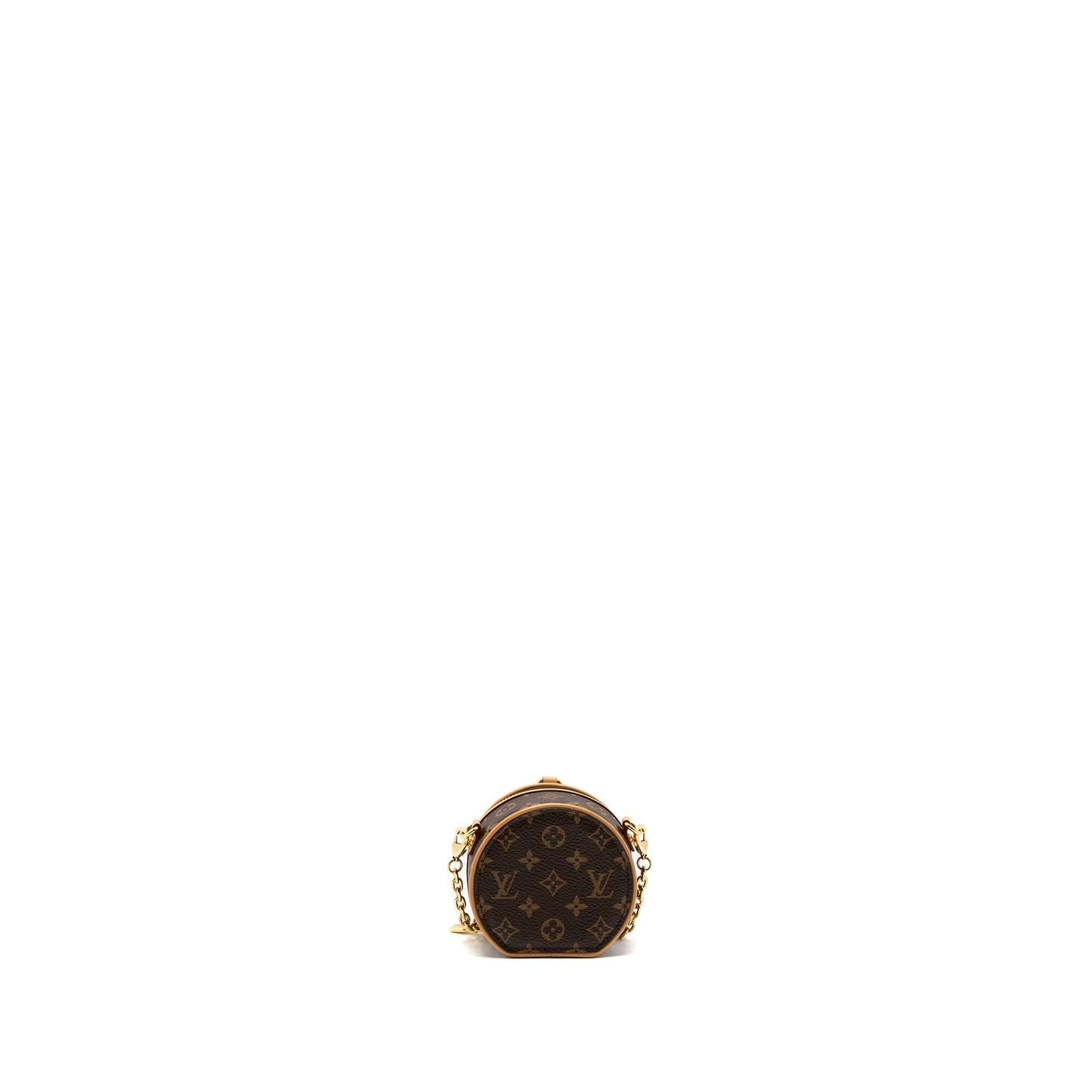 Louis Vuitton Boite Chapeau Mini Chain Bag Monogram Canvas GHW