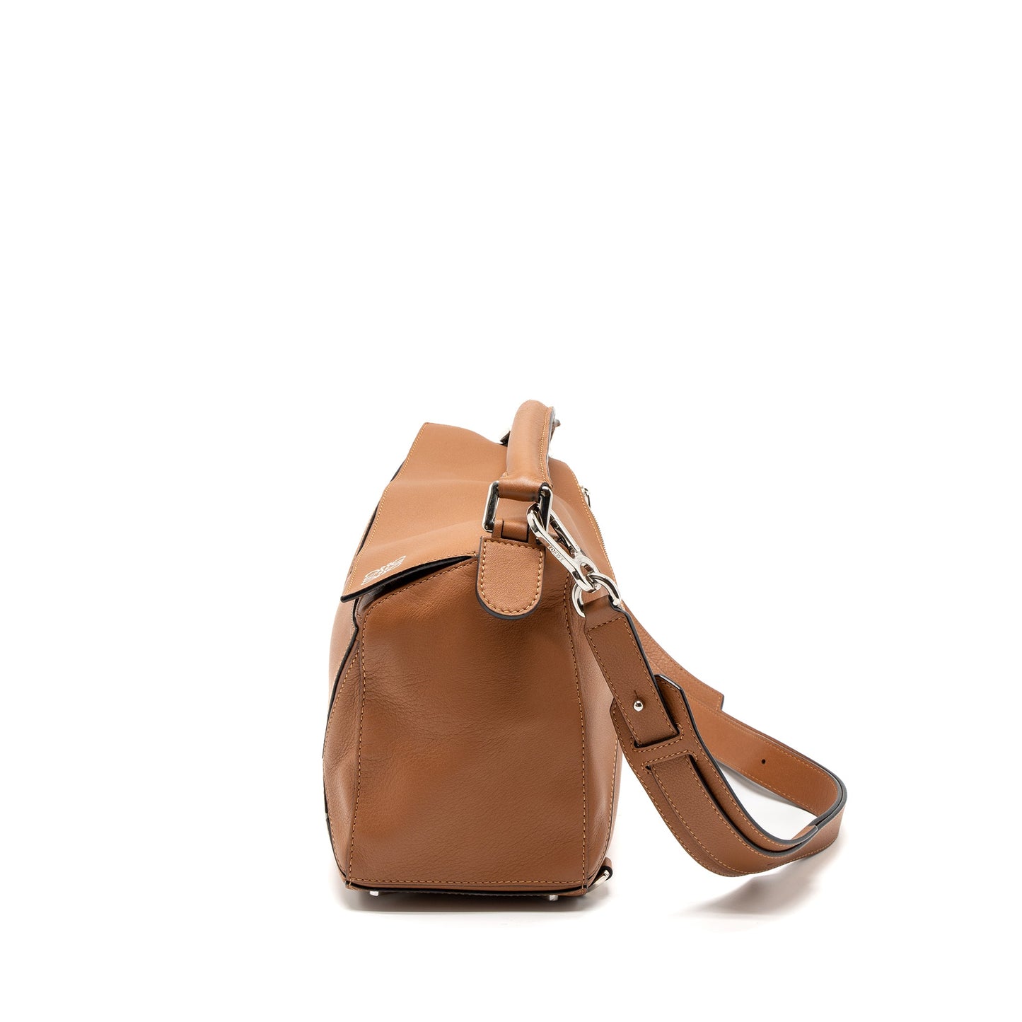 Loewe Medium Puzzle Bag Calfskin Tan SHW