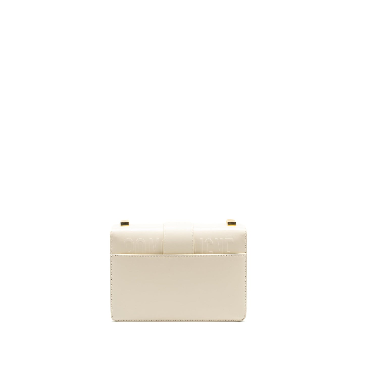 Luxury Dior 30 Montaigne Bag calfskin white GHW