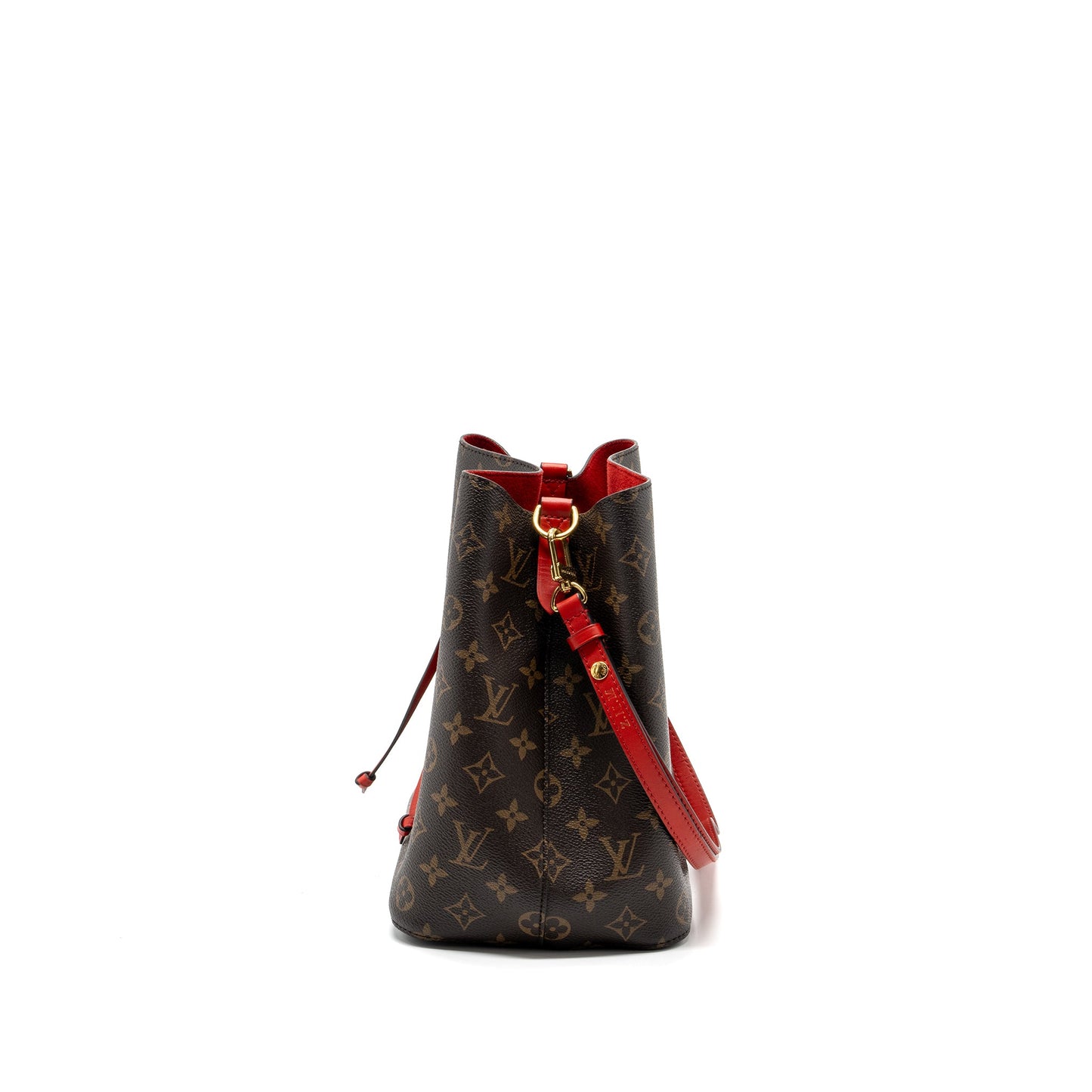 Louis Vuitton neonoe monogram canvas / red GHW