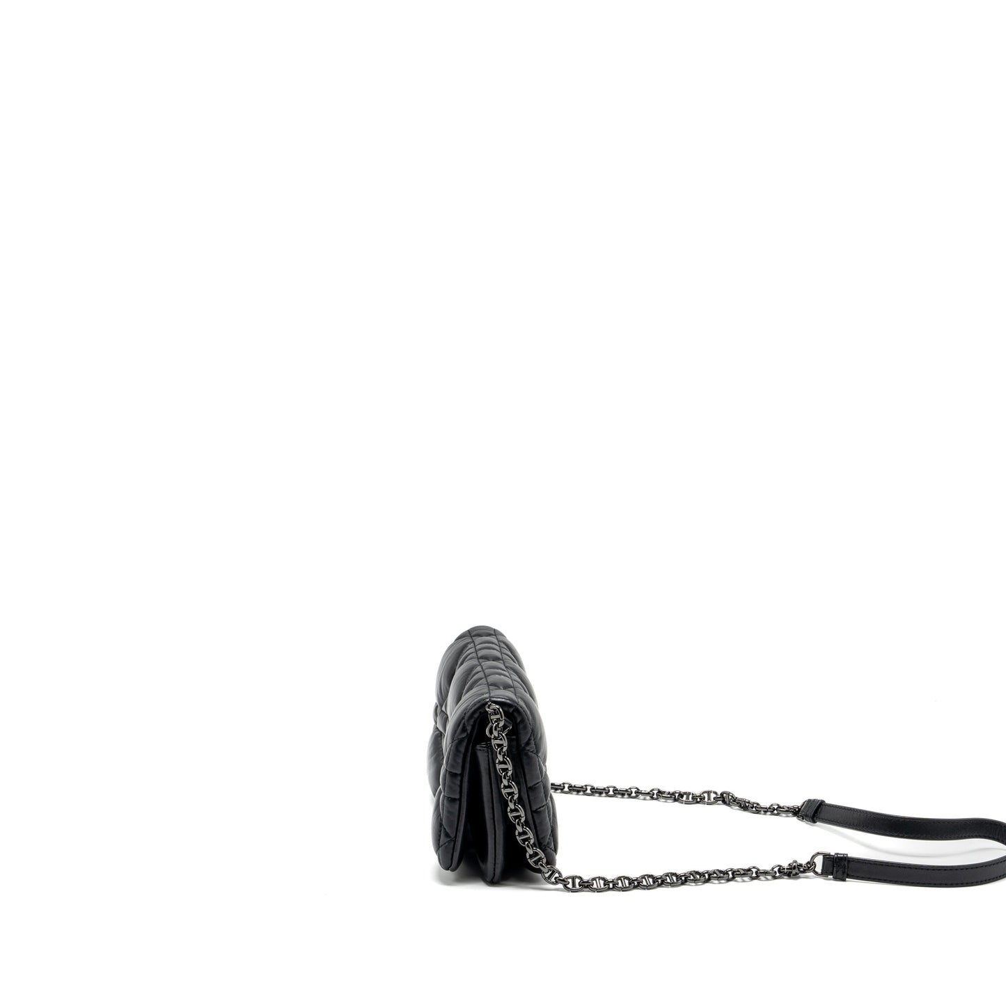 Luxury Dior Mini Caro Flap Bag Calfskin Black with Black Hardware