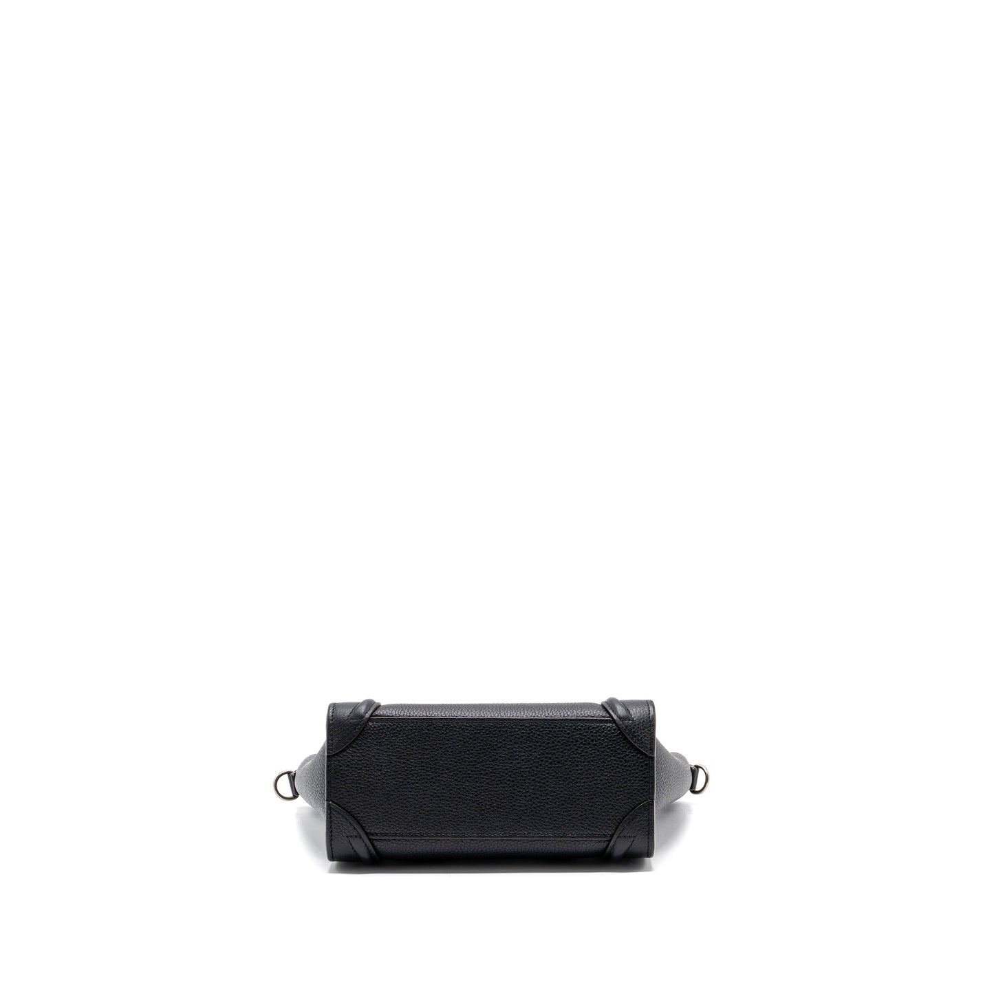 Celine Nano Luggage Bag Calfskin Black SHW