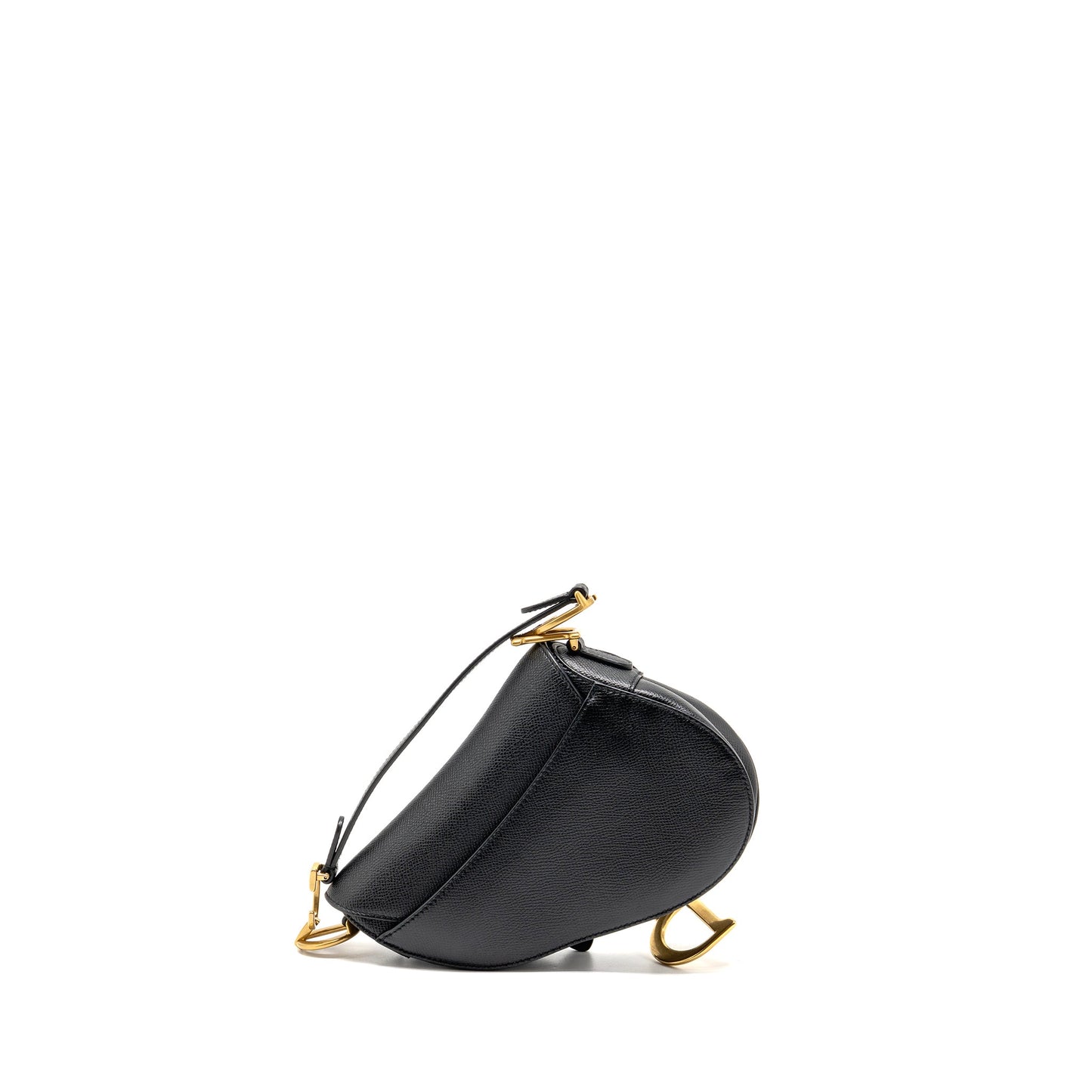 Dior Mini Saddle Bag Calfskin Black GHW