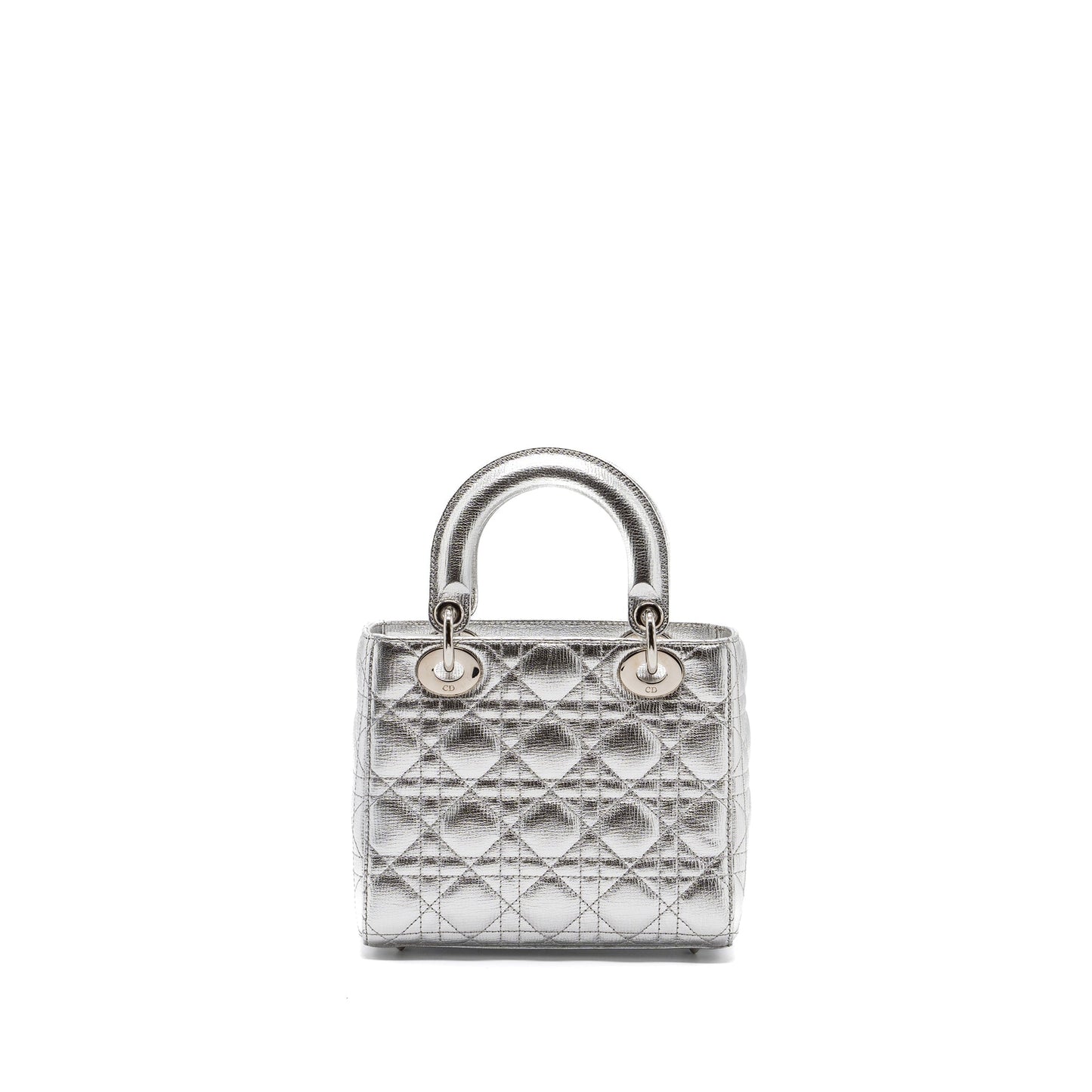 Luxury Dior My ABC Luxury Dior Small Lady Luxury Dior Bag Calfskin Silver SHW
