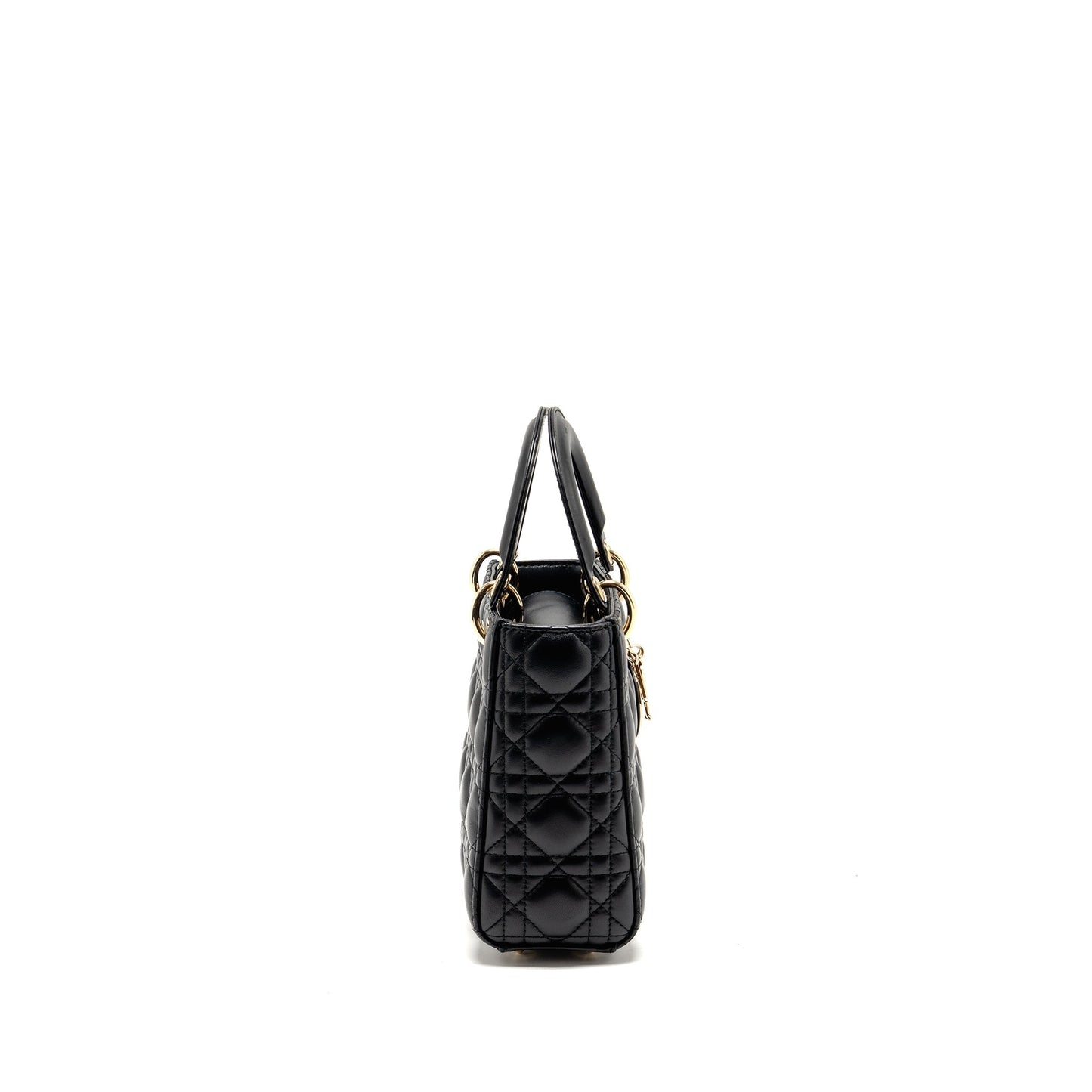 Luxury Dior My ABC Small Lady Luxury Dior Lambskin Black LGHW