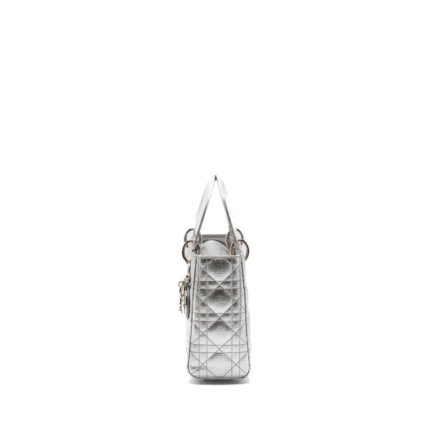 Luxury Dior My ABC Luxury Dior Small Lady Luxury Dior Bag Calfskin Silver SHW