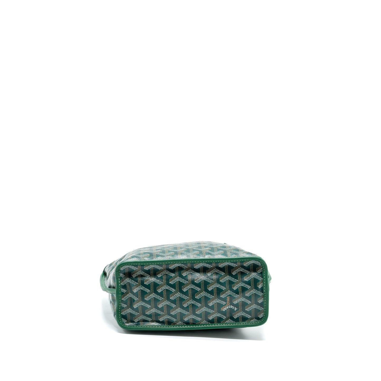 Goyard Anjou Mini Bag Canvas/Calfskin Green SHW