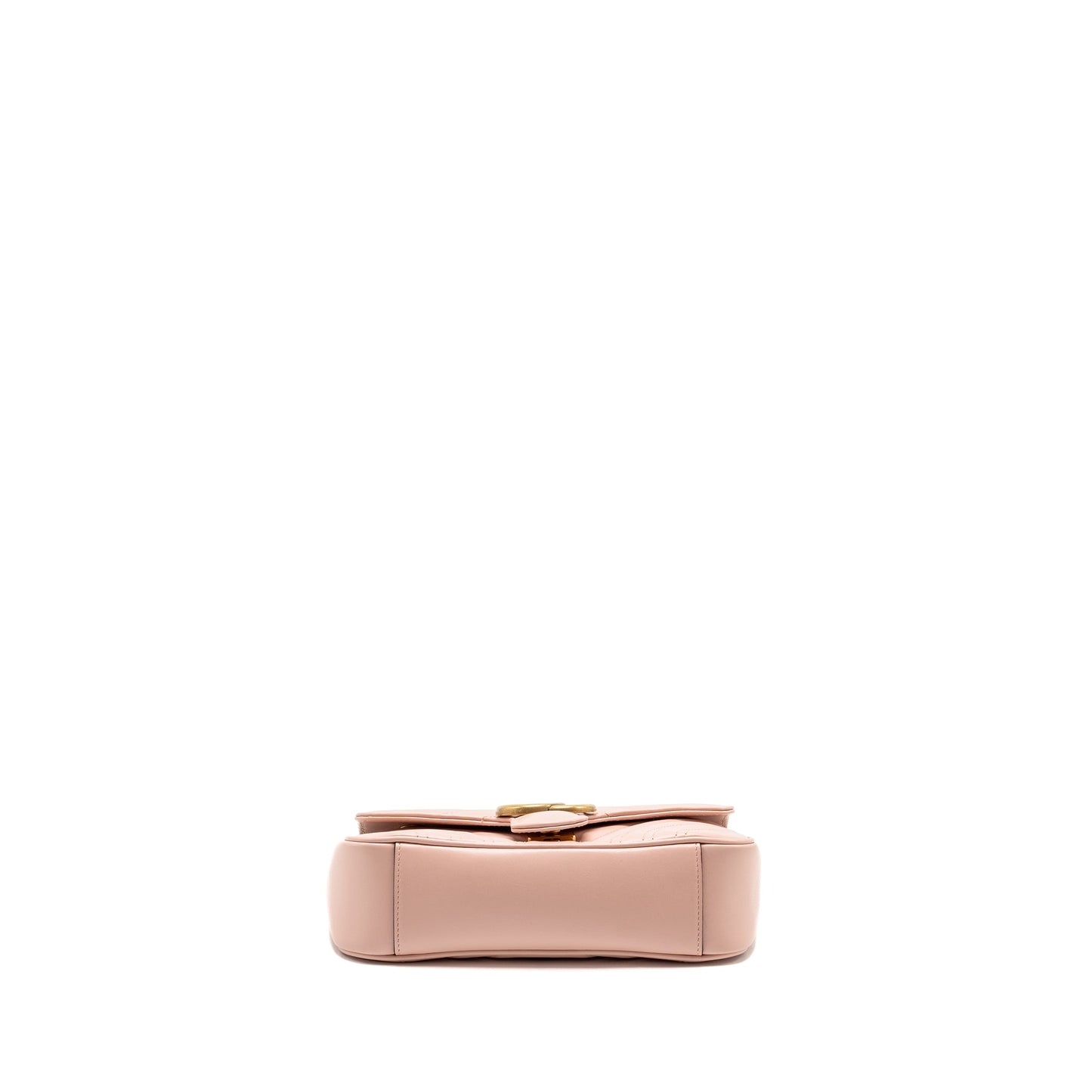 Gucci Small GG Marmont Shoulder Bag Calfskin Pink GHW